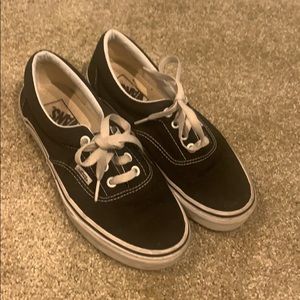 Barely worn black VANS